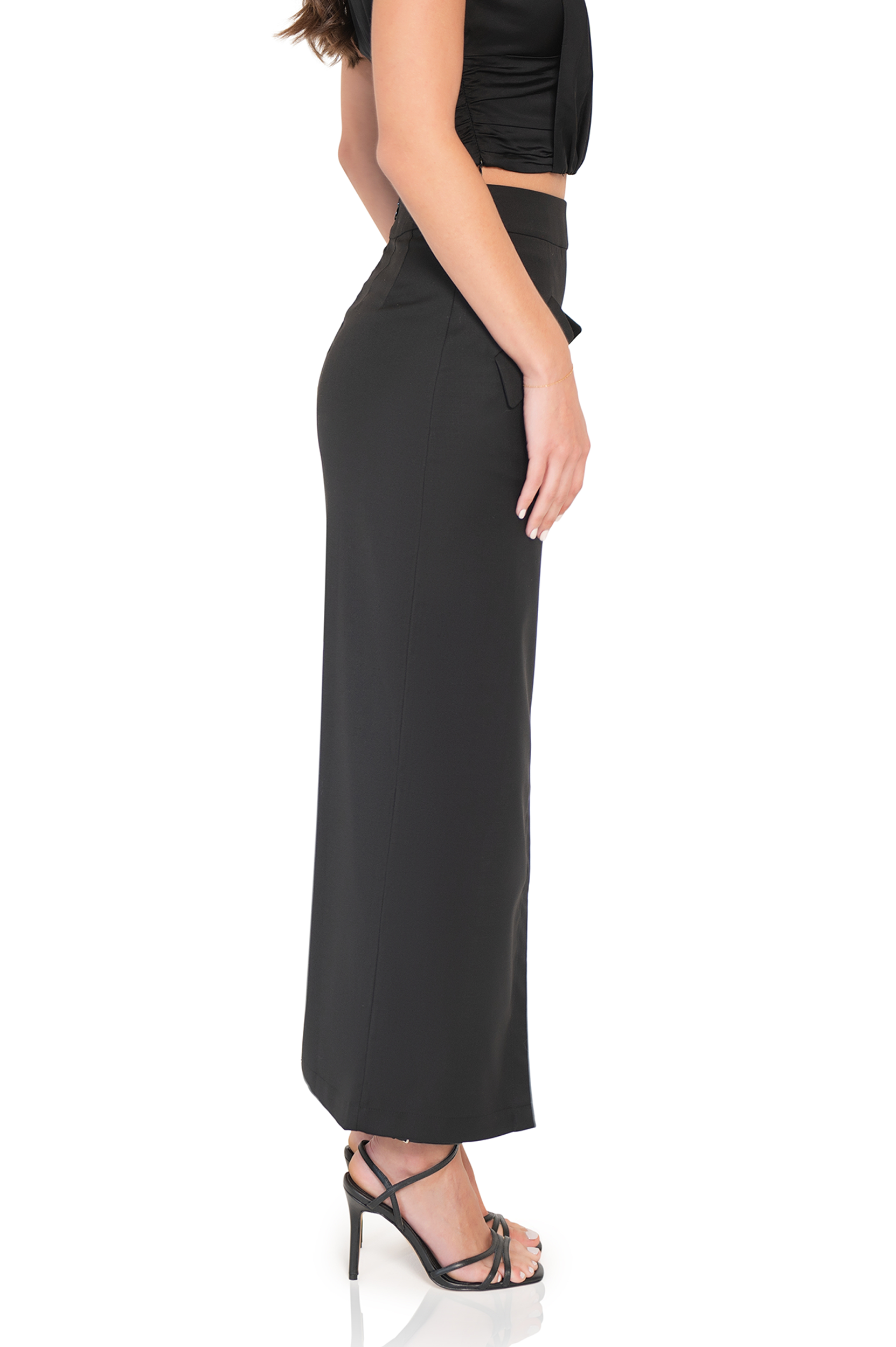Aria Asymmetrical Midi Skirt